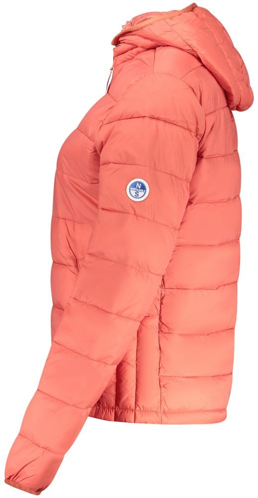 North Sails Red Polyester Women's Jacket Rood
