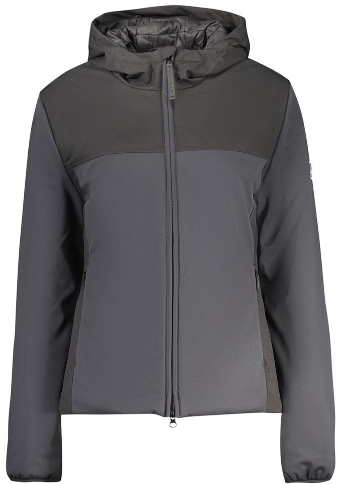 North Sails Black Polyester Women Jacket Zwart