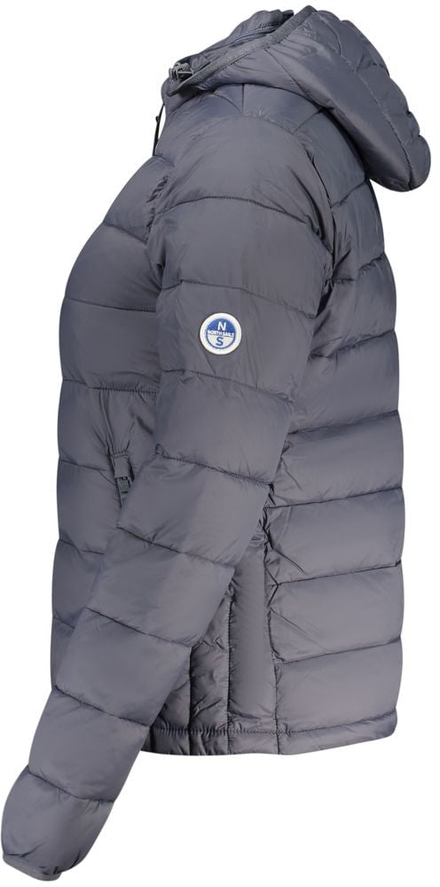 North Sails Grigio Polyester Women's Jacket Grijs