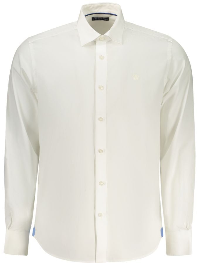 North Sails White Cotton Men's Shirt Wit