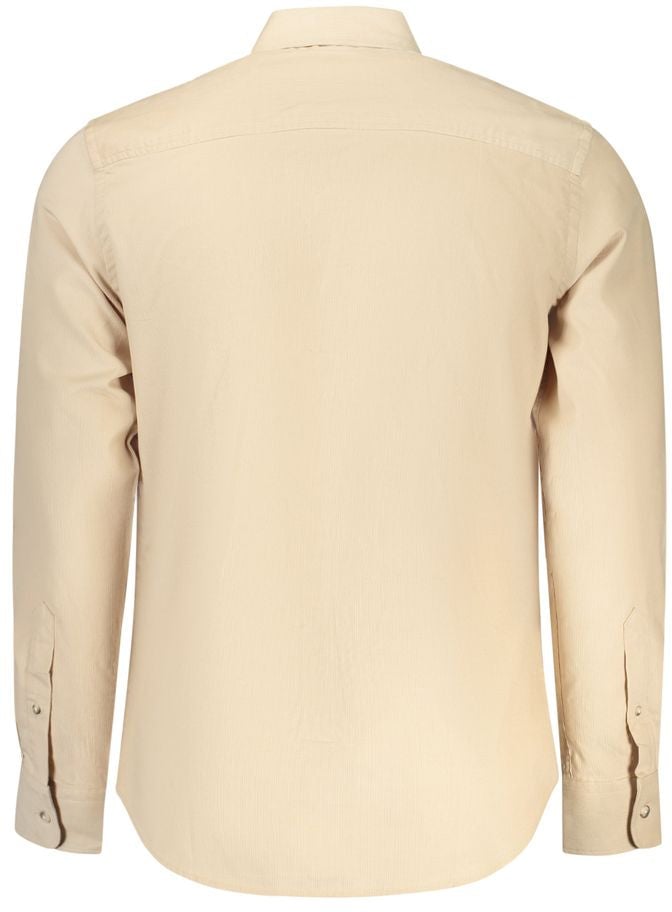 North Sails Beige Cotton Men Shirt Beige