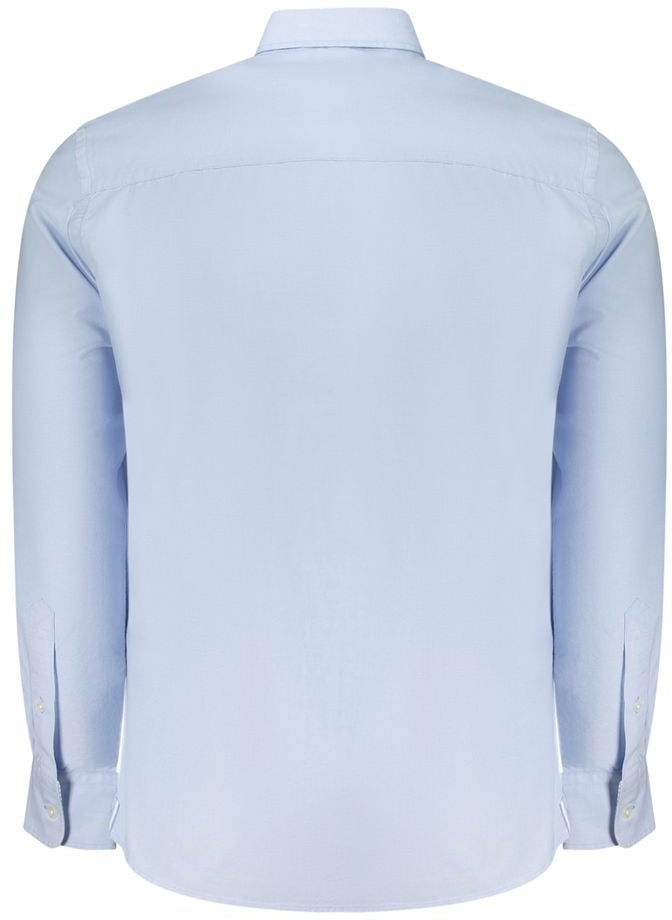 North Sails Azzurro Cotton Men Shirt Blauw