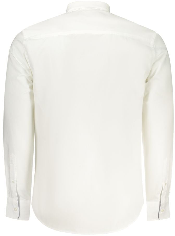 North Sails Bianco Cotton Men Shirt Wit
