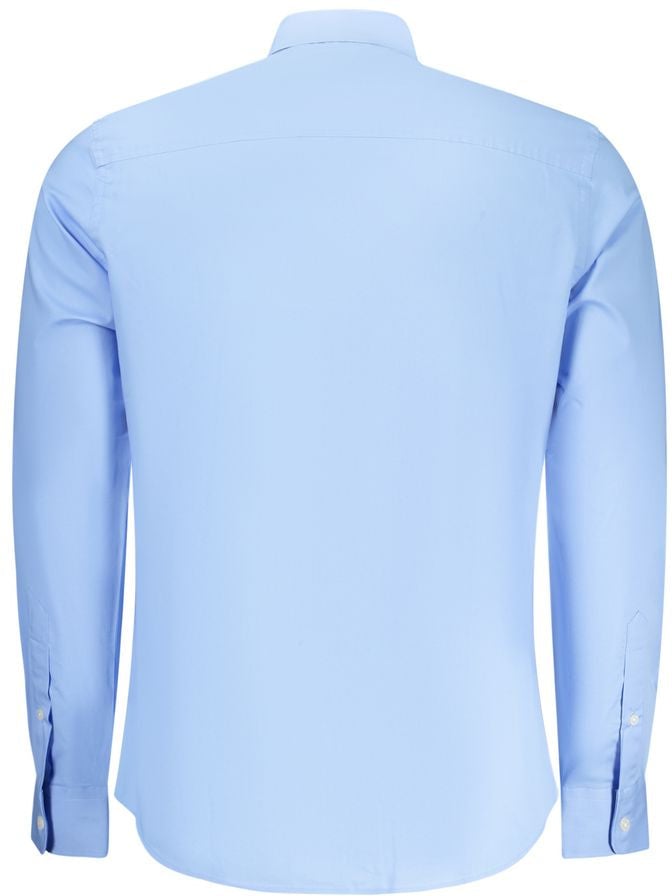 North Sails Azzurro Cotton Men Shirt Blauw
