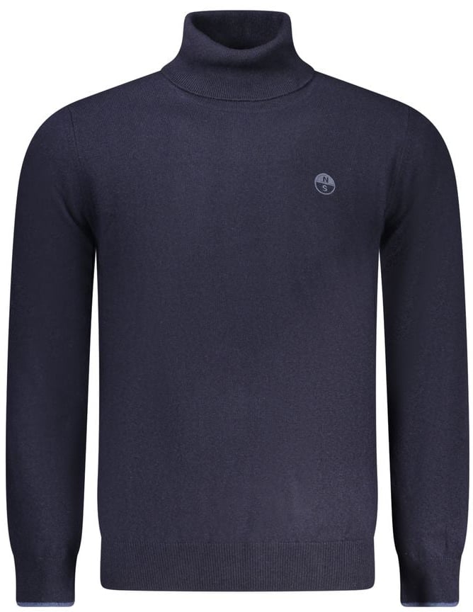 North Sails Blue Polyamide Men's Sweater Blauw