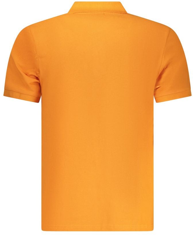 North Sails Arancione Cotton Men Polo Oranje