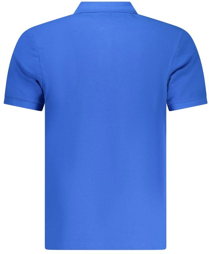 North Sails North Sails Blue Cotton Men's Polo Shirt Blauw