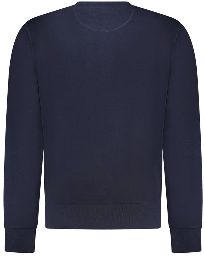 North Sails North Sails Blue Cotton Men Sweatshirt Blauw