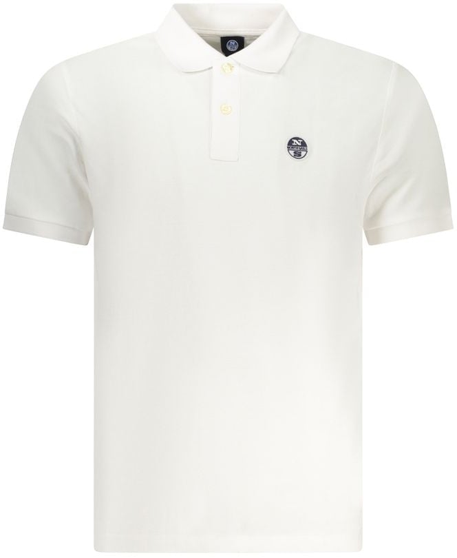 North Sails White Cotton Men's Polo Shirt Wit