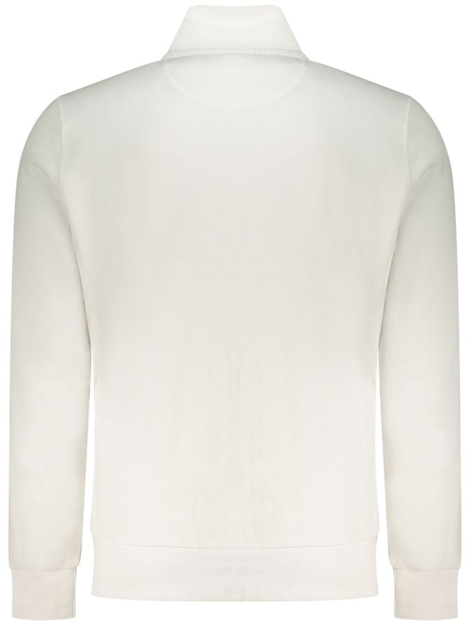 North Sails White Cotton Men's Sweatshirt Wit