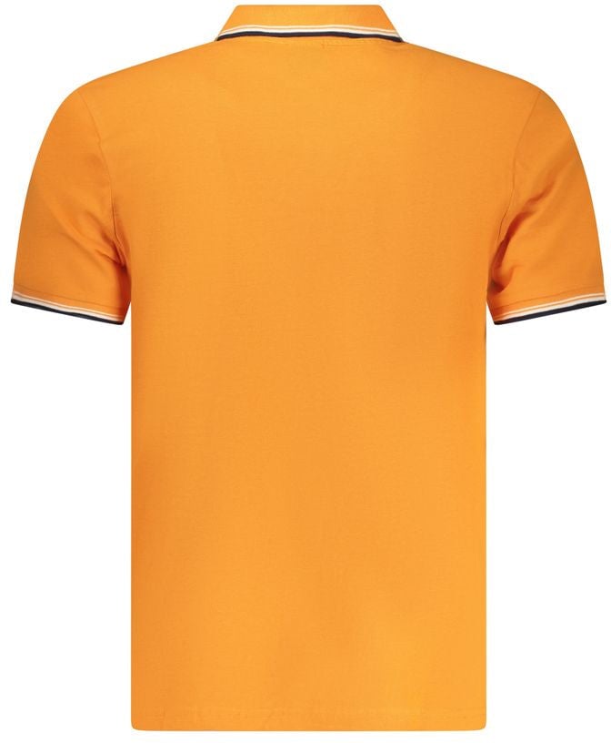 North Sails Arancione Cotton Men Polo Oranje