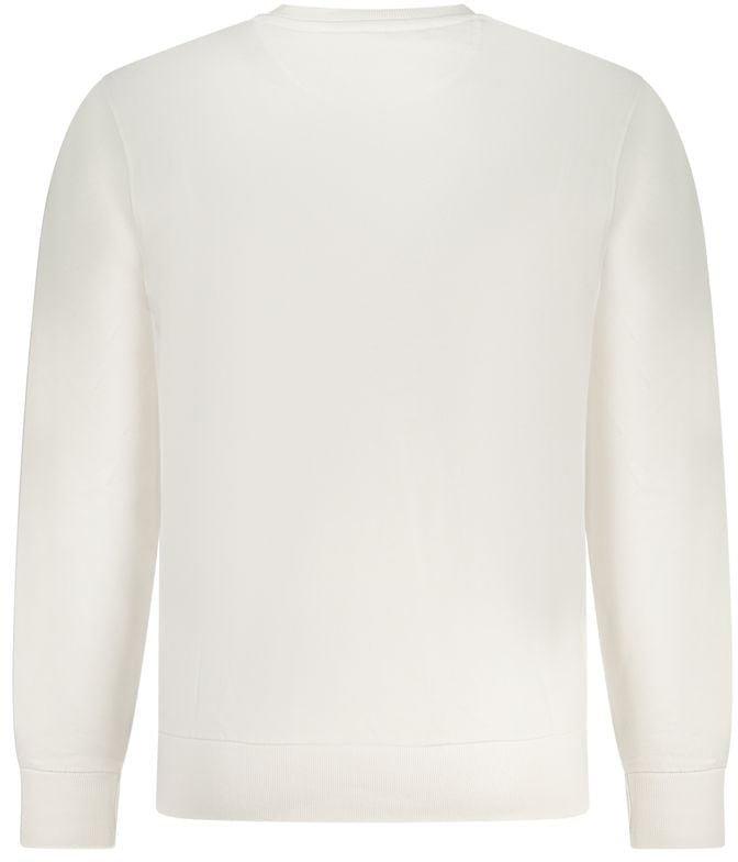 North Sails White Cotton Mens Sweatshirt Wit