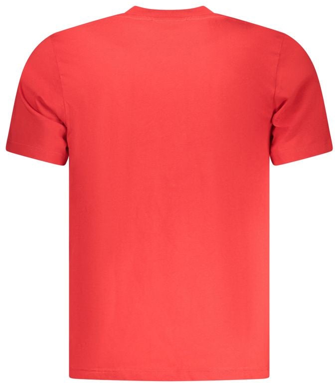 North Sails Rosso Cotton Men T-Shirt Rood