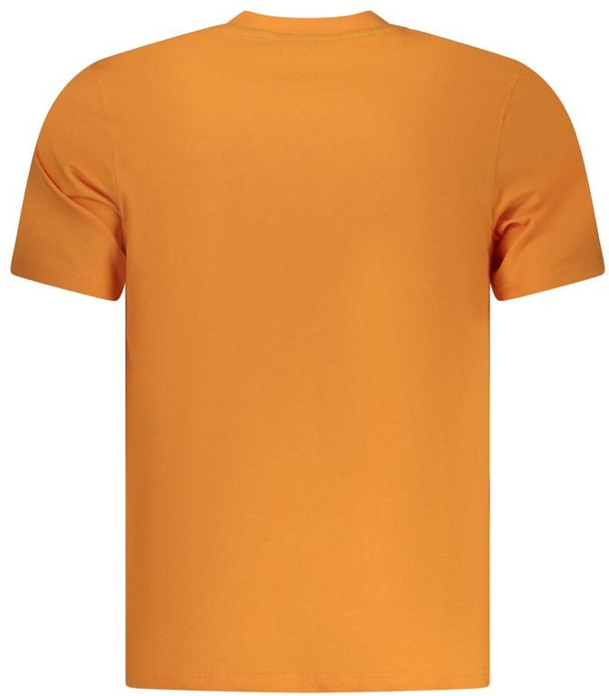 North Sails Arancione Cotton Mens T-Shirt Oranje
