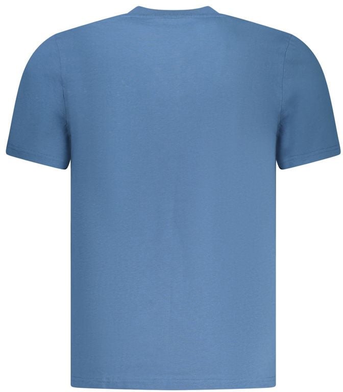 North Sails Blue Cotton Men's T-Shirt Blauw
