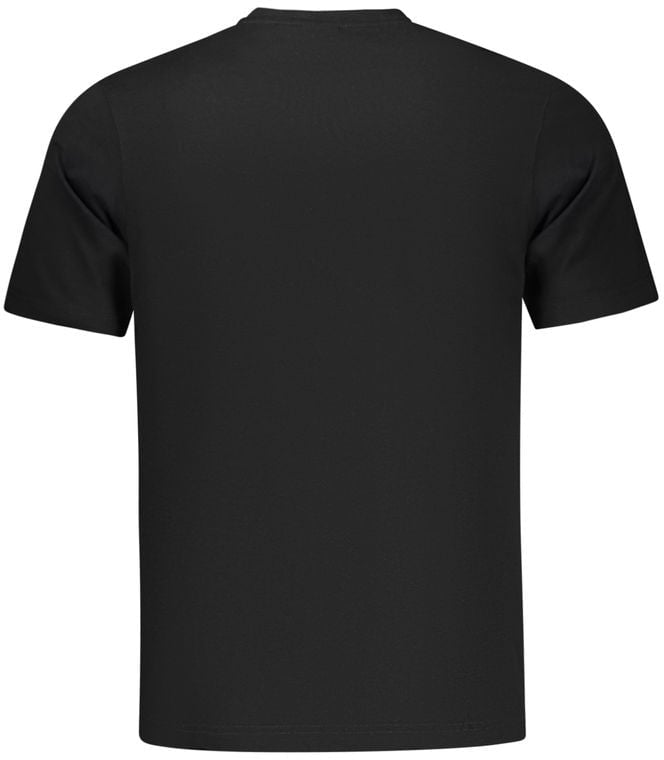 North Sails Black Cotton Men T-Shirt Zwart