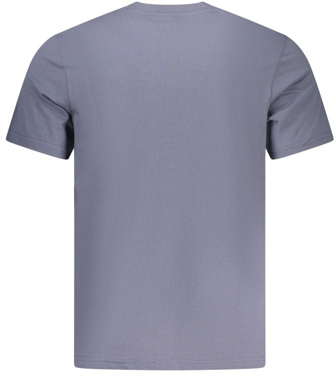 North Sails Blue Cotton Men's T-Shirt Blauw