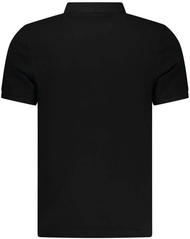 North Sails Black Cotton Mens Polo Shirt Zwart