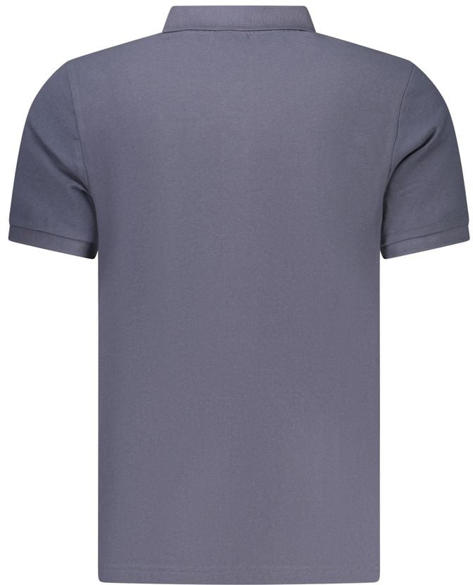 North Sails Blue Cotton Men Polo Blauw