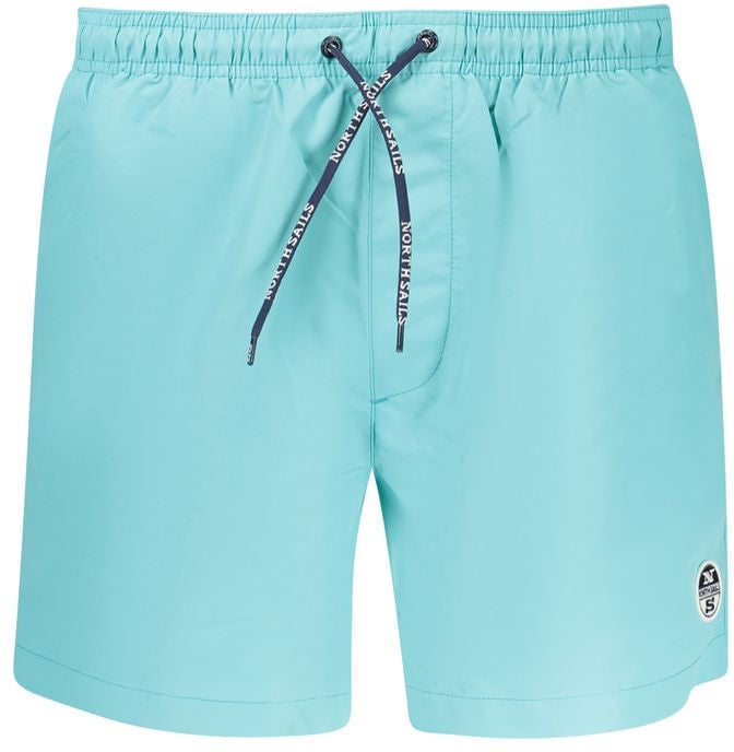 North Sails Azzurro Polyester Men's Swim Boxer Blauw