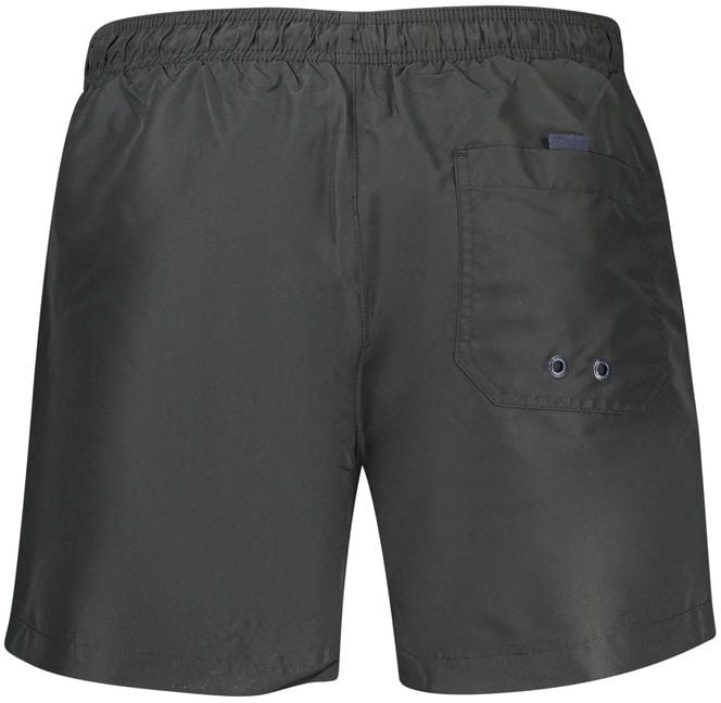 North Sails Black Polyester Men's Swim Boxer Zwart