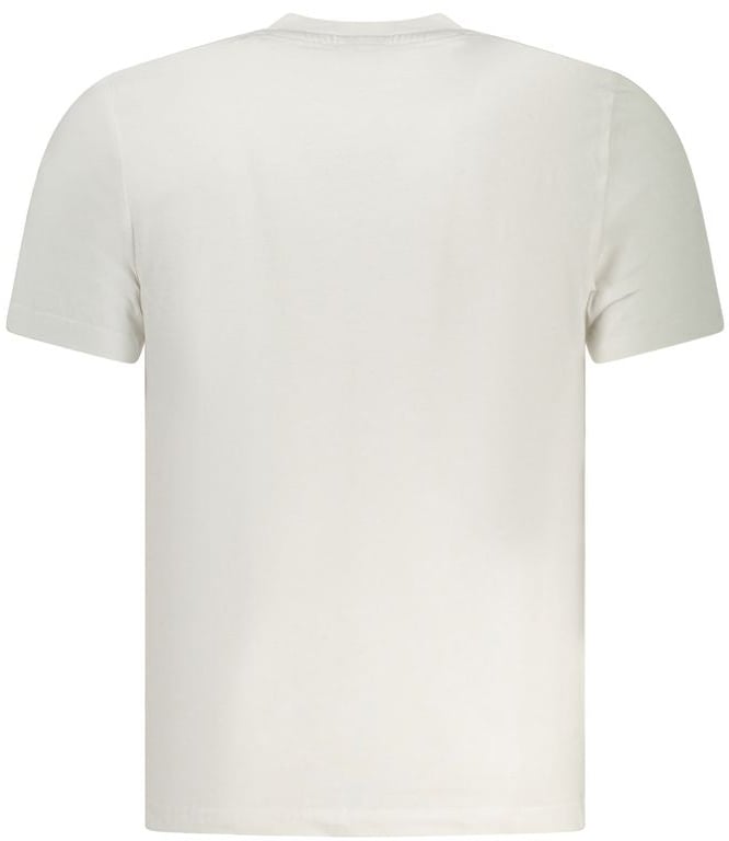 North Sails White Cotton Men T-Shirt Wit