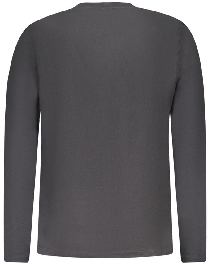 North Sails North Sails Black Cotton Men T-Shirt Zwart