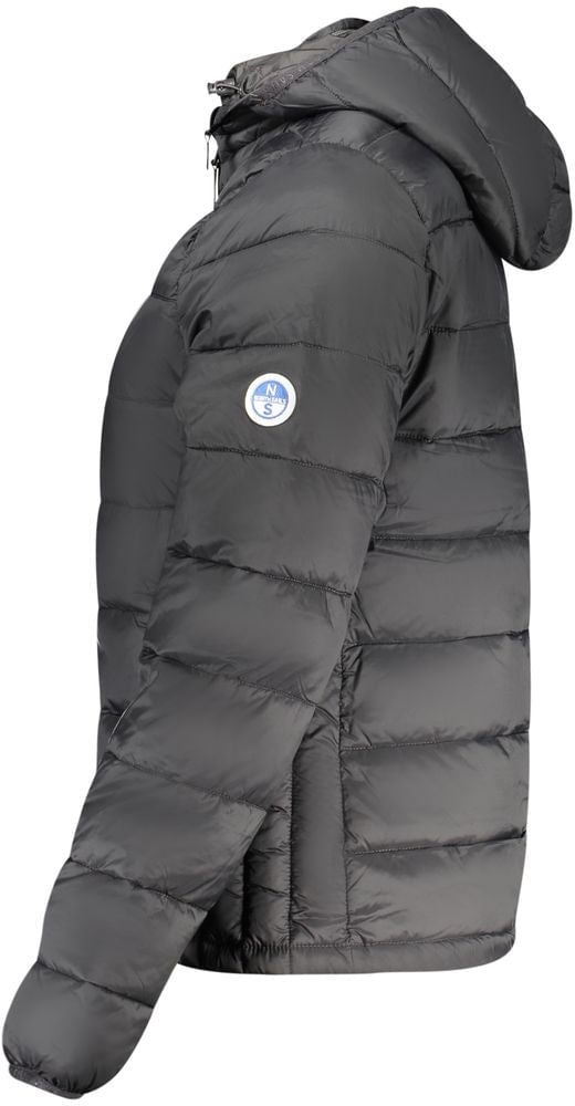 North Sails North Sails Black Polyester Women's Jacket Zwart