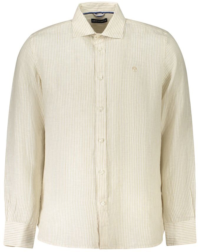 North Sails North Sails Beige Linen Men Shirt Beige