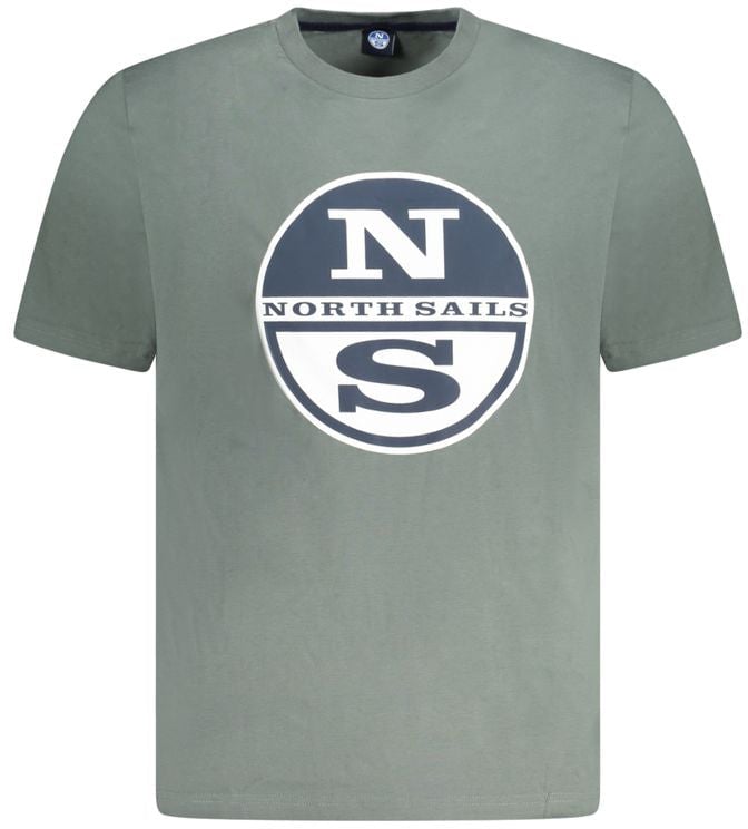 North Sails Verde Cotton Mens T-Shirt Blauw