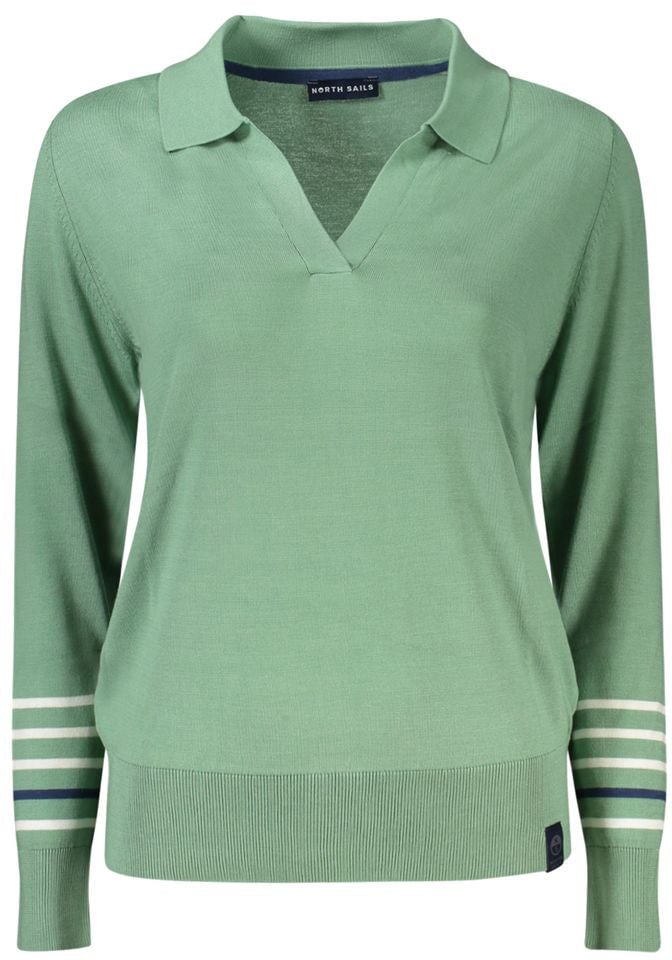 North Sails North Sails Verde Viscosa Women's Long-Sleeved T-Shirt Groen