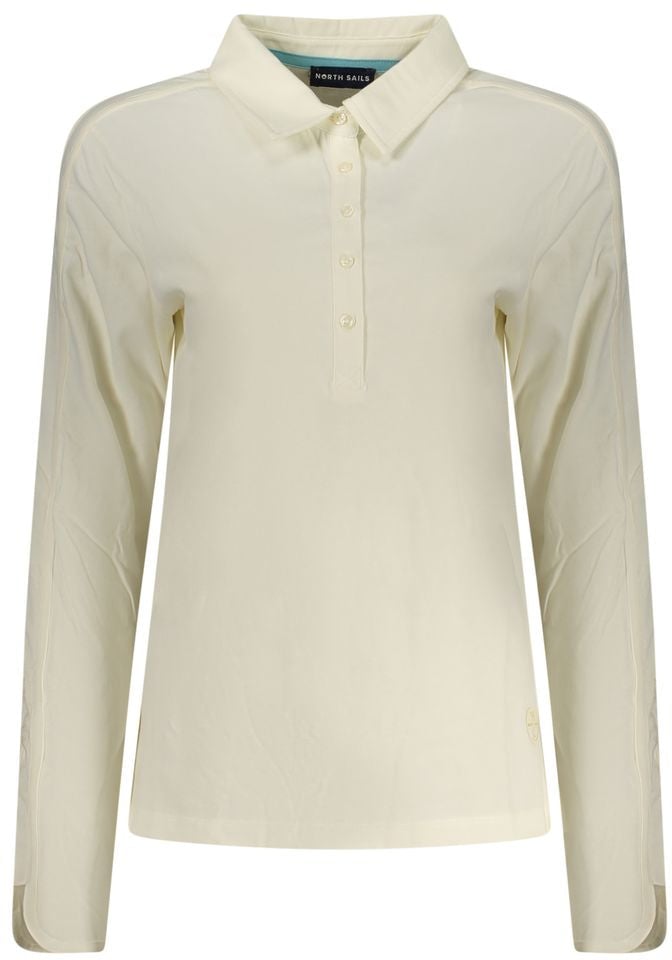 North Sails North Sails Bianco Cotton Women Polo Wit