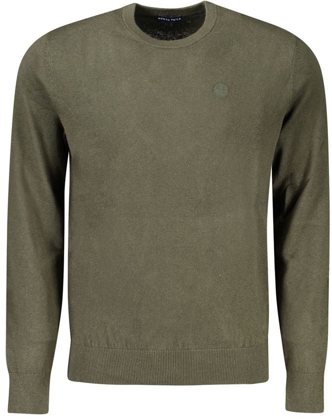 North Sails North Sails Verde Cotton Men Sweater Groen