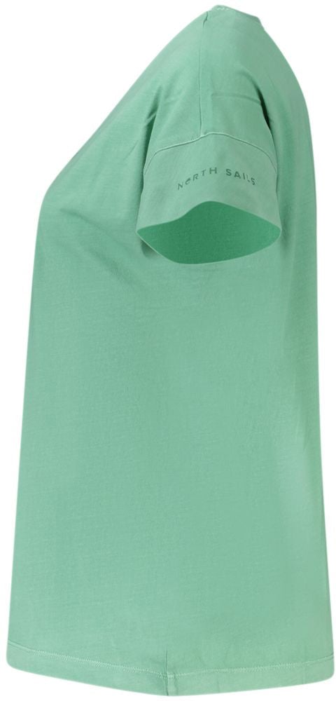 North Sails North Sails Verde Cotton Women's T-Shirt Groen