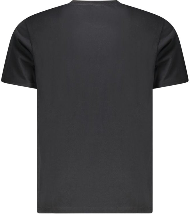 North Sails North Sails Black Cotton Men T-Shirt Zwart