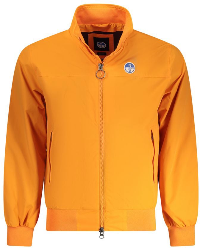 North Sails Arancione Poliammide Men's Jacket Oranje