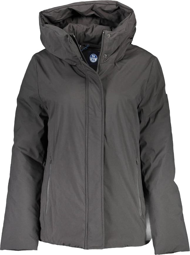 North Sails Black Polyester Women's Jacket Zwart