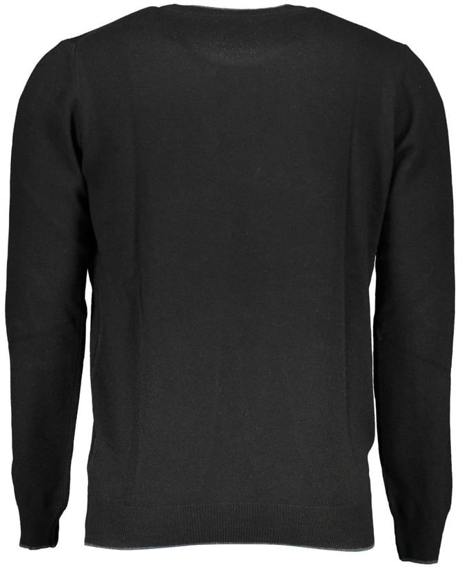 North Sails Black Polyamide Men Sweater Zwart