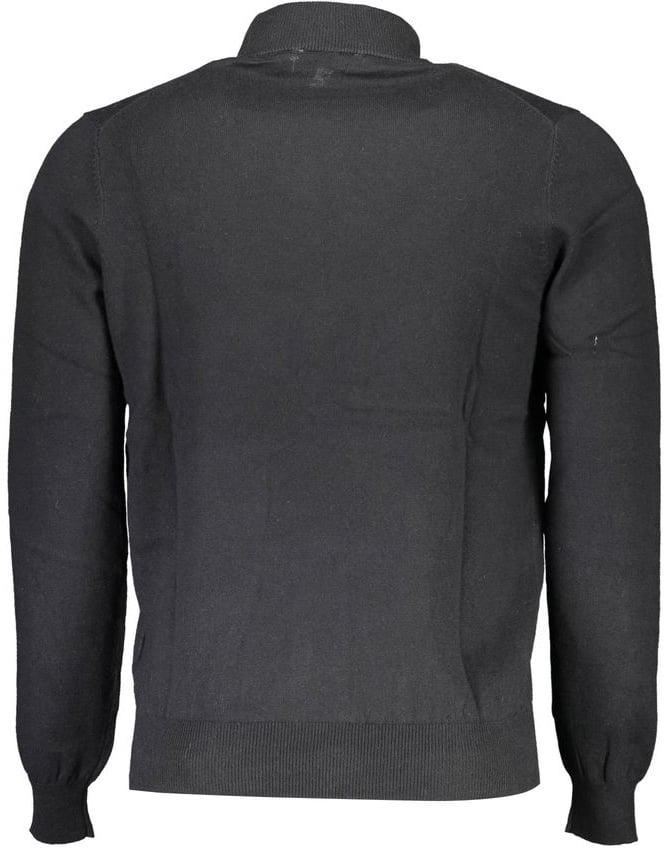 North Sails Black Cotton Men's Sweater Zwart