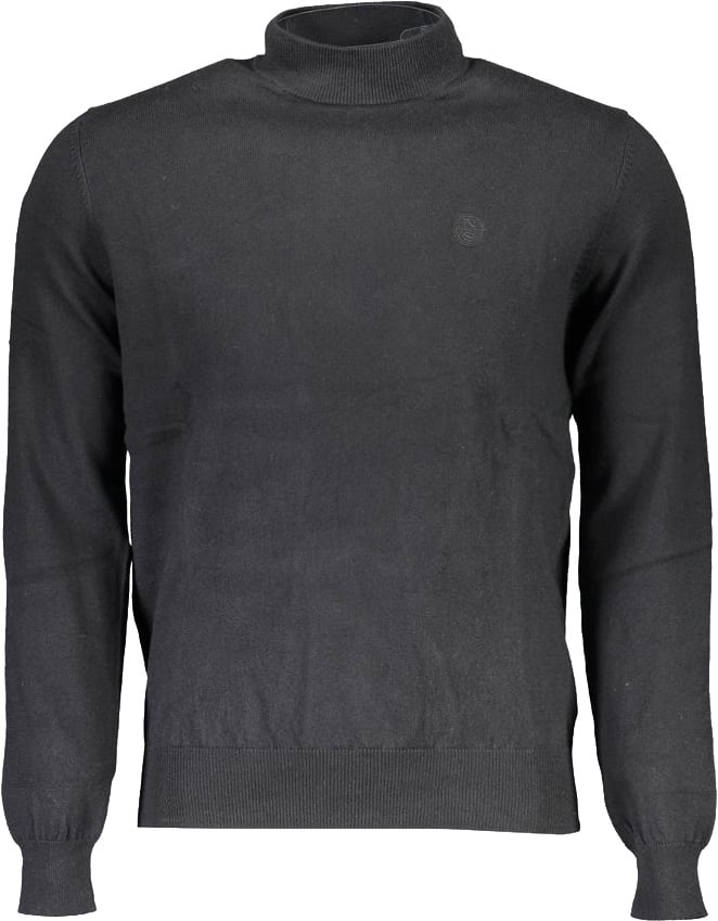North Sails Black Cotton Men's Sweater Zwart