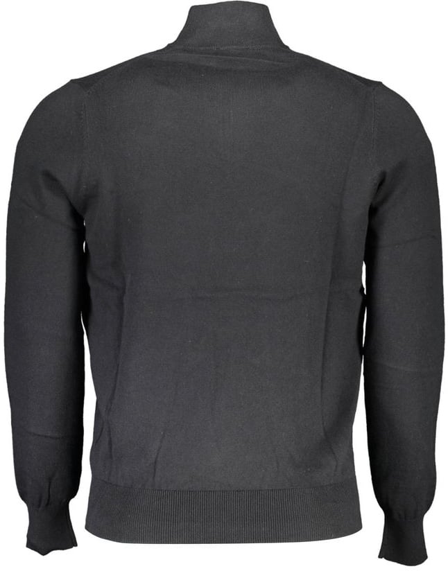 North Sails Black Cotton Men's Sweater Zwart