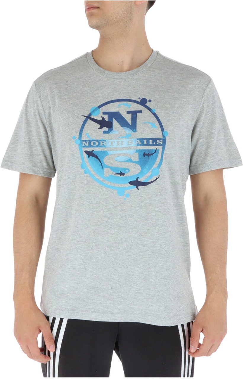 North Sails Men T-Shirt Grijs