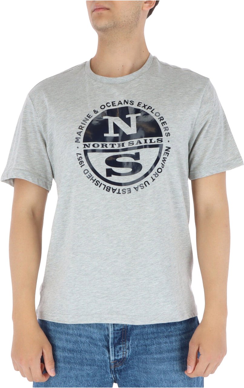 North Sails Men T-Shirt Grijs