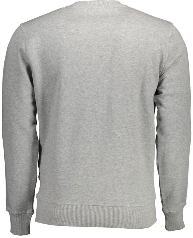 North Sails Grigio Cotton Men Sweatshirt Grijs