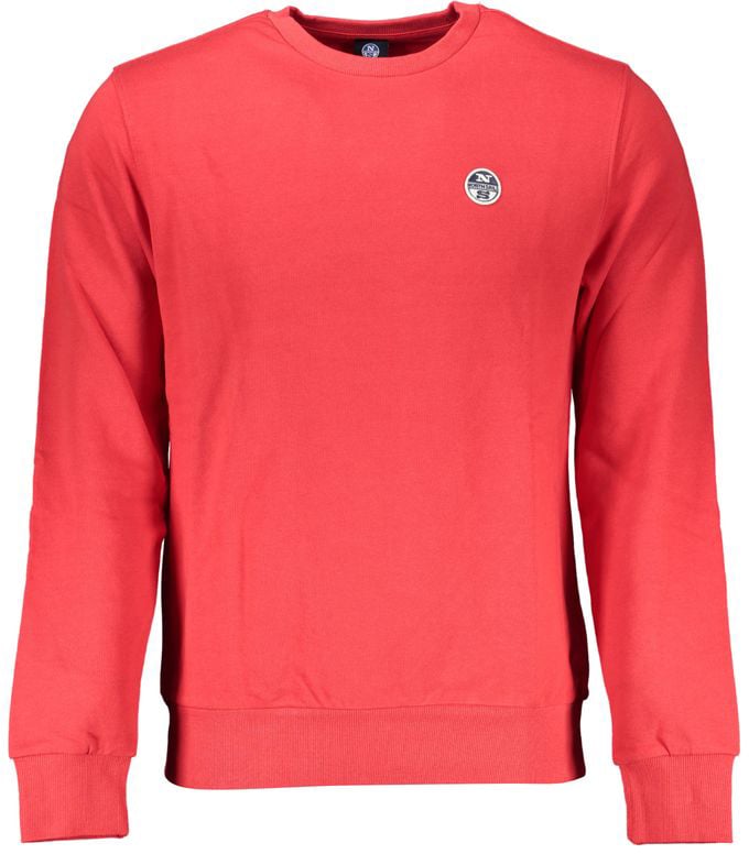 North Sails North Sails Red Cotton Men Sweater Rood