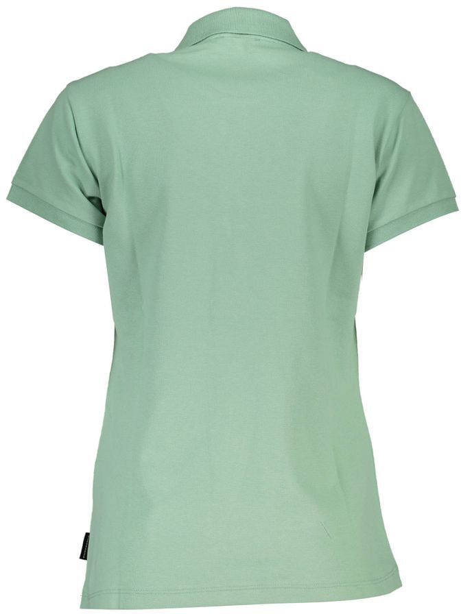 North Sails Verde Cotton Women Polo Shirt Groen