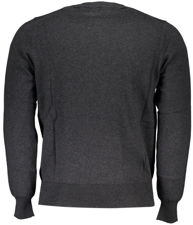 North Sails Grigio Poliammide Men Sweater Grijs