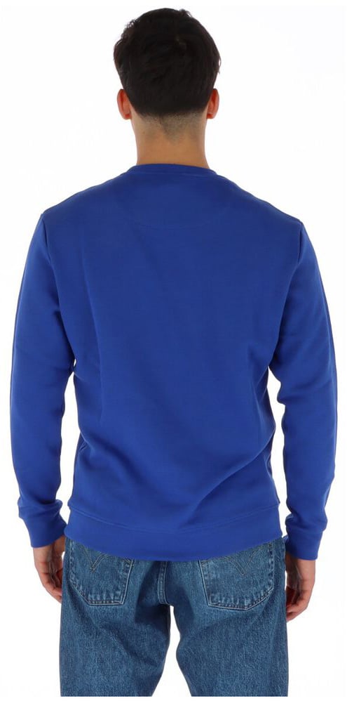 North Sails Blue Cotton Sweatshirt Blauw