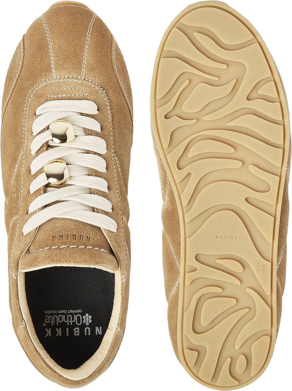 Nubikk Dames Riley Rush (L) sneakers Bruin