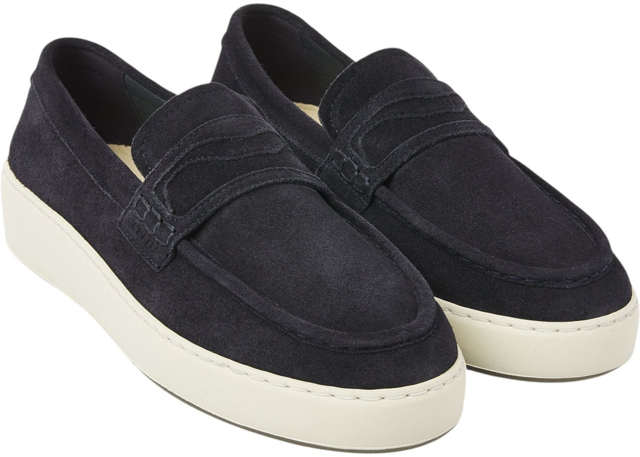 Nubikk Heren Mocassin Blauw